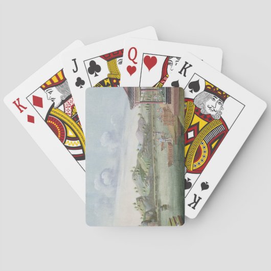 Kisten Tee transportieren (w/c auf Papier) Spielkarten (Rückseite)