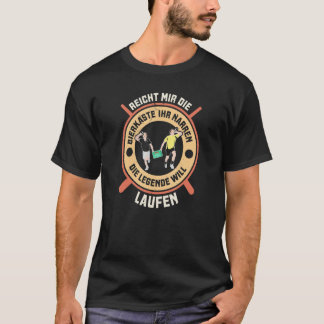 Kistenlauf Alkohol Bier Bierathlon Sauferei Trinke T-Shirt