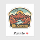 Kit Carson, Colorado Sticker (Blatt)