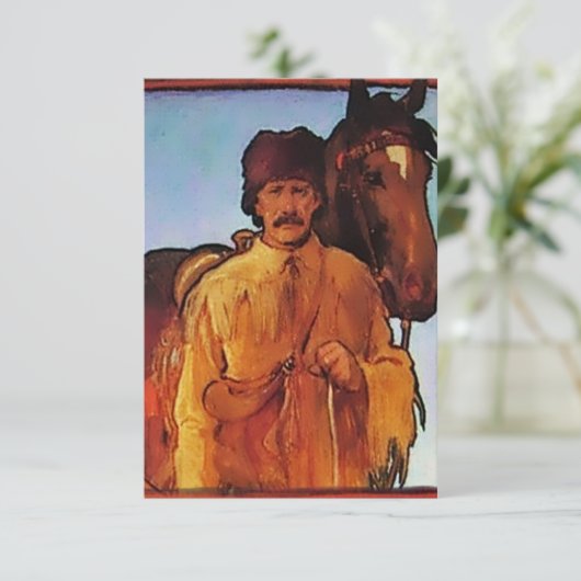 “Kit Carson - Pathfinder” by Gerald Cassidy Dankeskarte (Stehend Vorderseite)