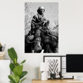 Kit Carson Statue, Carson City, Nevada Poster (Heimbüro)