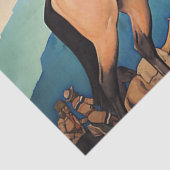 Kit Carson with Mountain Men von Maynard Dixon Seidenpapier (Detail)