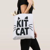 Kit Cat Typografische Tragetasche Tasche (Von Nahem)