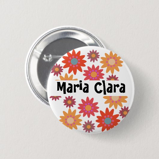 Kit Florido: Botão de Convidados 2 Button (Vorne & Hinten)