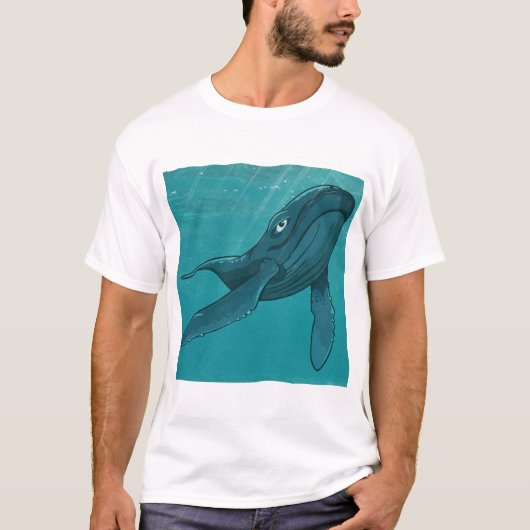 Kit, Pottwal, Unter Wasser T-Shirt (Vorderseite)