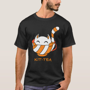 Kit Tea Katze Niedlich Und Katze 7 T-Shirt