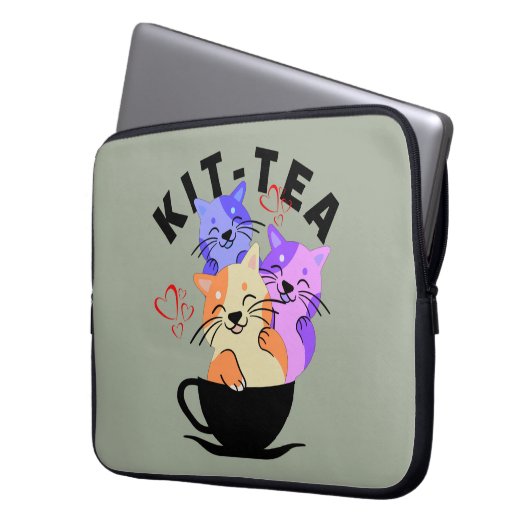 KIT TEA LAPTOPSCHUTZHÜLLE (Vorderseite Links)