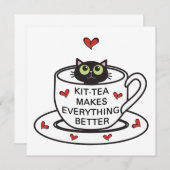 Kit-tea macht alles besser einladung (Vorne/Hinten)