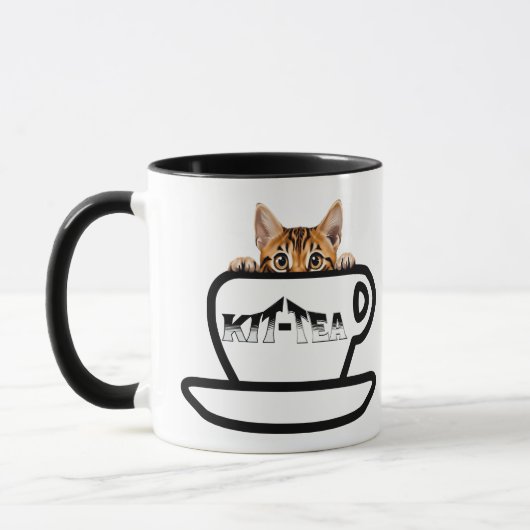Kit-Tee 15oz Tasse: Exklusiv für Cat Lovers Tasse (Links)