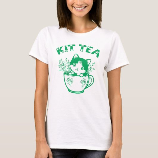 Kit Tee, Cat Mama Geschenk T-Shirt (Vorderseite)