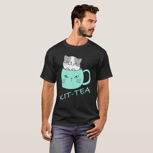 Kit Tee Katze Niedlich und Katze 4 (Vorne ganz)
