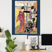 Kitagawa Utamaro 4 Poster (Heimbüro)