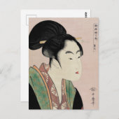 Kitagawa Utamaro 5 Postkarte (Vorne/Hinten)