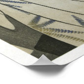 Kitagawa Utamaro's Ase O Fuku Onna Kunstposter Poster (Ecke)