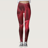 Kitale Rote Rose Leggings (Vorderseite)