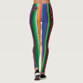 Kitch Fiesta Leggings Skull Serape Pants IHREN NAM (Rückseite)