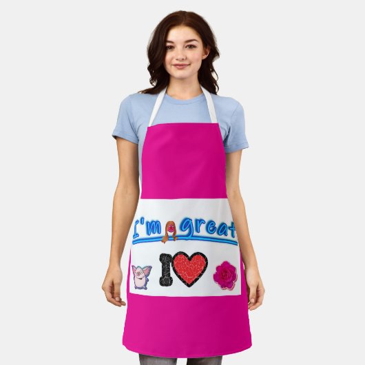 Kitchen apron schürze (Getragen)