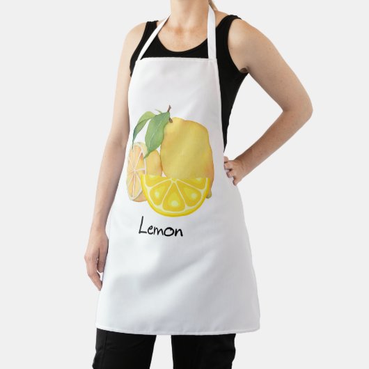 Kitchen apron with a fresh and refreshing lemon de schürze (InSitu)