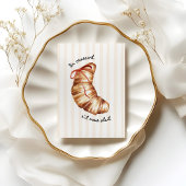 Kitchen Art Print Un Croissant S'il Vous Plaît Poster