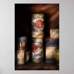 Kitchen -  Baking powder and Lemon extract Poster