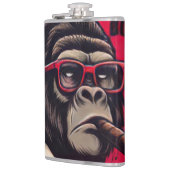 Kitchen/Bar Gorilla Boss Vinyl Wrapped Flask Flachmann (Links)