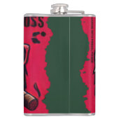 Kitchen/Bar Gorilla Boss Vinyl Wrapped Flask Flachmann (Rückseite)