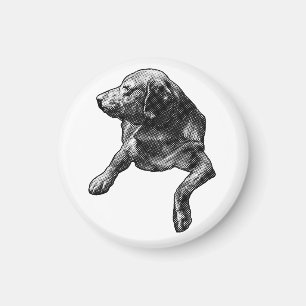 Kitchen Bell Cheer: Dotter Labrador Magnet