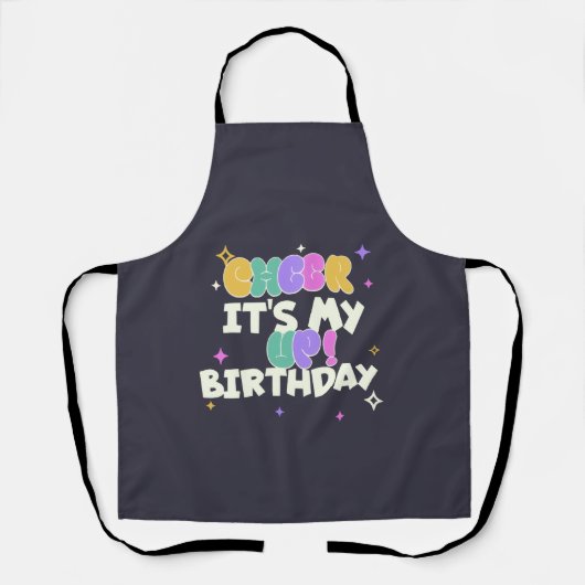 KITCHEN BIRTHDAY CHEER UP APRON  SCHÜRZE (Vorderseite)
