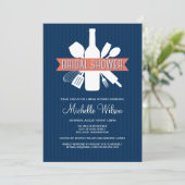 Kitchen Bouquet Bridal Dusche Einladung (Stehend Vorderseite)