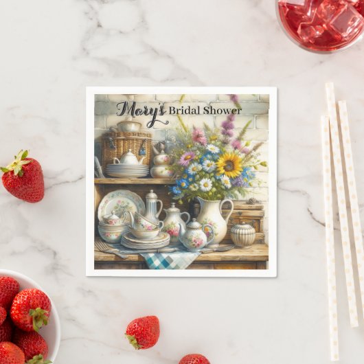 Kitchen Brautparty Paper Napkin Serviette (Beispiel)