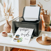 Kitchen Brautparty Rezept Karte Unterschreiben Poster