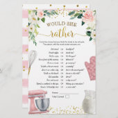 Kitchen Brautparty würde sie lieber Spiele (Vorne/Hinten)