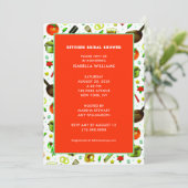 Kitchen Bridal Dusche Einladung (Stehend Vorderseite)