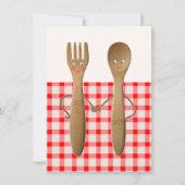 Kitchen Bridal Dusche Einladungen (Vorderseite)