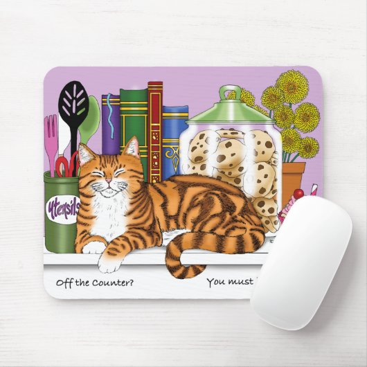 Kitchen Cat Mousepad (Mit Mouse)