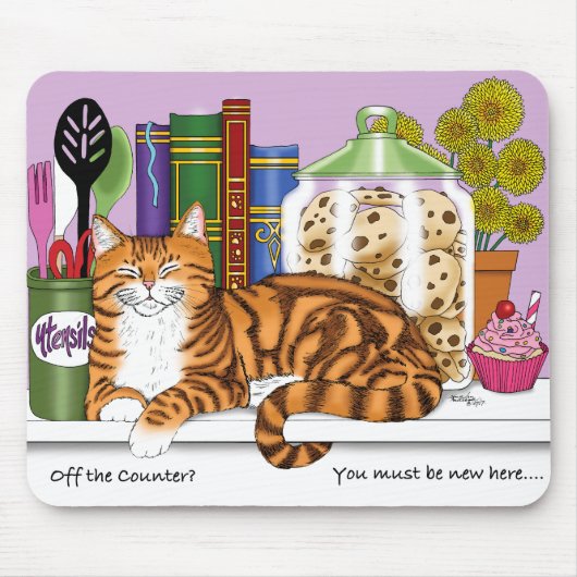 Kitchen Cat Mousepad (Vorne)