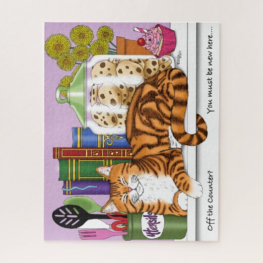 Kitchen Cat Puzzle (Vertikal)