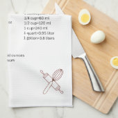 Kitchen Cheat Sheet Towel Geschirrtuch (Viertel Falte)