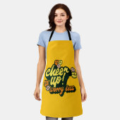 KITCHEN CHEER UP WORRY LESS APRON  SCHÜRZE (Getragen)
