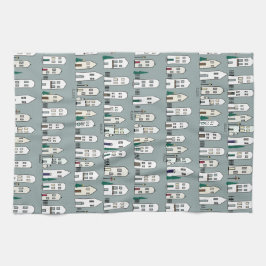 Kitchen Christmas Village Teetuch Geschirrtuch