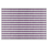 Kitchen classic lilac stripes Klassisch gestreift Schneidebrett (Vorderseite)