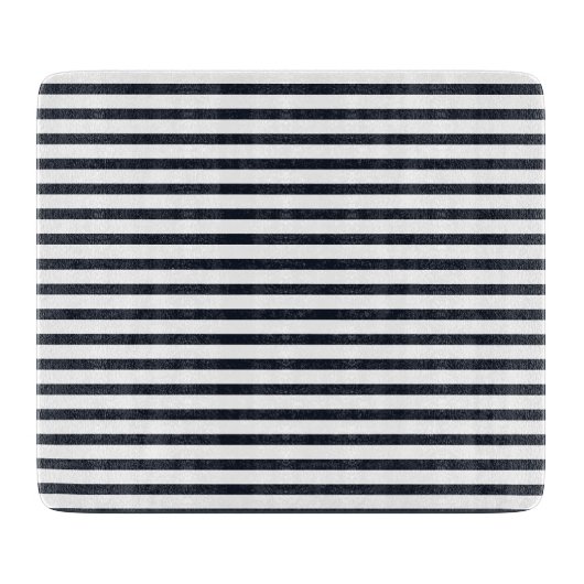Kitchen classic stripes Klassisch gestreift Schneidebrett (Vorderseite)