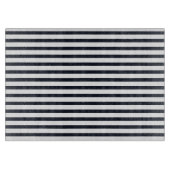 Kitchen classic stripes Klassisch gestreift Schneidebrett (Vorderseite)