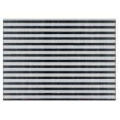 Kitchen classic stripes Klassisch gestreift Schneidebrett (Vorderseite)