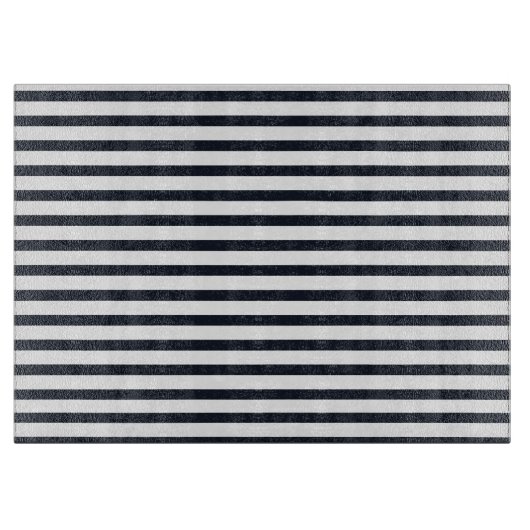 Kitchen classic stripes Klassisch gestreift Schneidebrett (Vorderseite)
