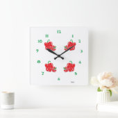 Kitchen Clock Quadratische Wanduhr (Zuhause)
