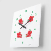 Kitchen Clock Quadratische Wanduhr (Winkel)