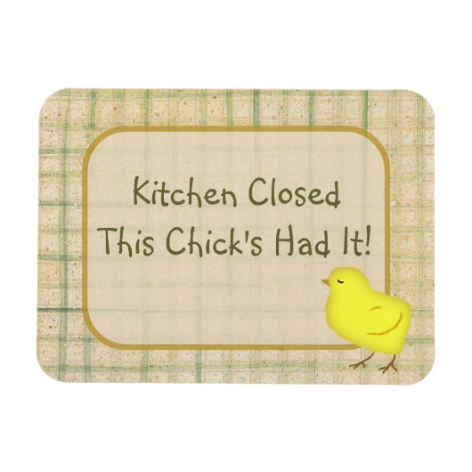 Kitchen Closed Magnet (Horizontal)