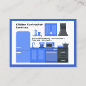 Kitchen Contractor Visitenkarte (Vorderseite)