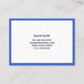 Kitchen Contractor Visitenkarte (Rückseite)